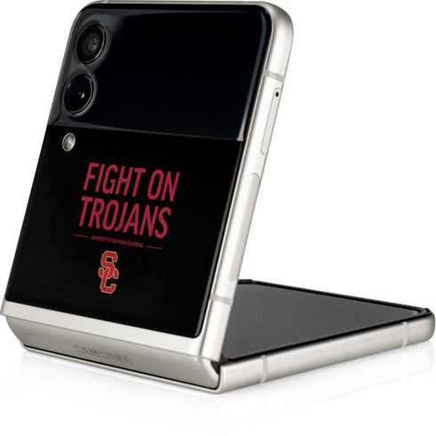 University of Southern California Fight On Trojans Galaxy Z Flip3 5G Skin